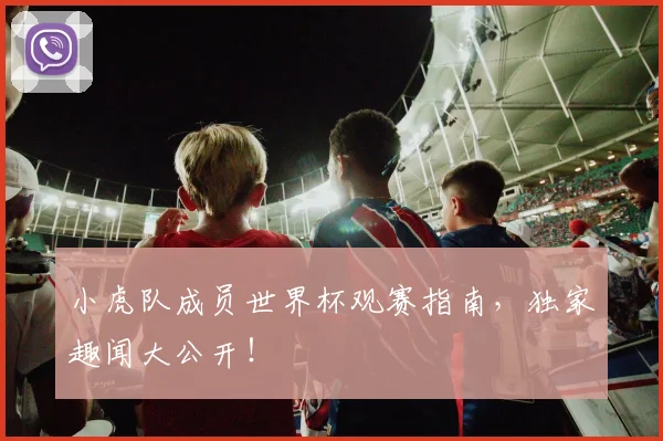小虎队成员世界杯观赛指南，独家趣闻大公开！